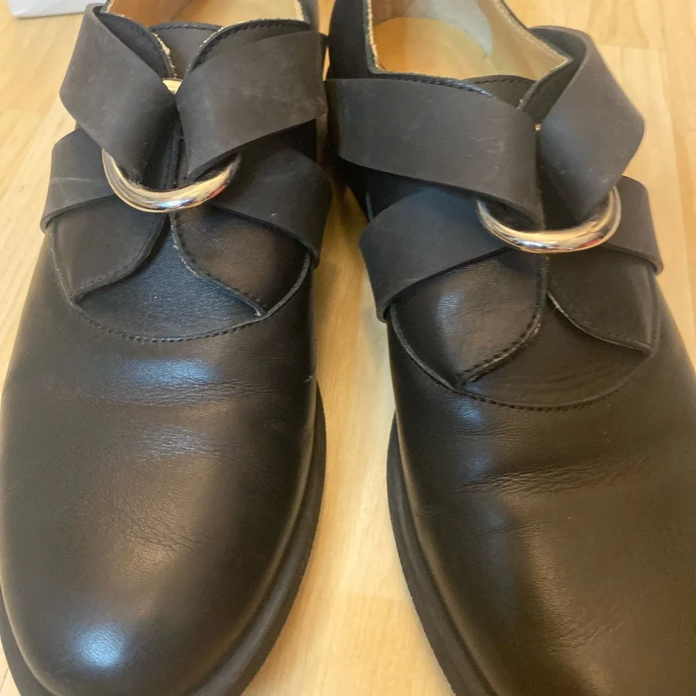 NWT MM6 Maison Margiela Elastic Strap Derby Oxfords - Size 40